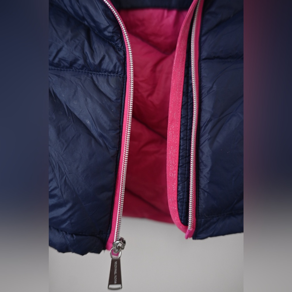 Michael Kors Toddler Girls Size 3T Down Fill & Fleece Removable Hooded Jacket - Picture 10 of 12